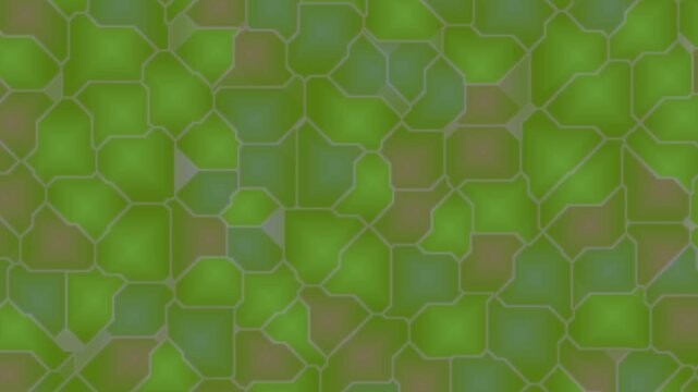 green geometric pattern background