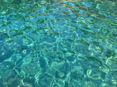 Amazing crystal clear turquoise sea.