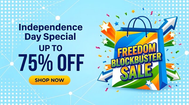 Independence day freedom blockbuster sale up to 75 off