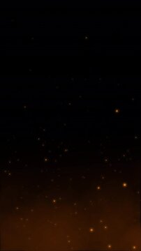 4k stock | Cloud smoke orange color fire sparks overlay rising up perfect for cinematic backgrounds and intense atmosphere effects.
