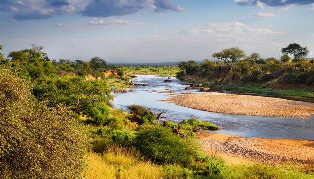olifants river limpopo at kruger national park south africa