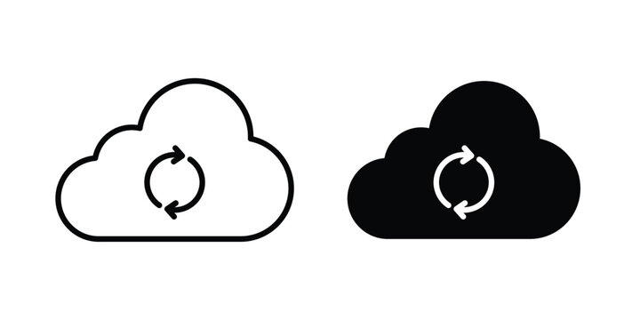 Cloud sync icon