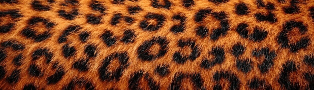 orange and black leopard spotted fur