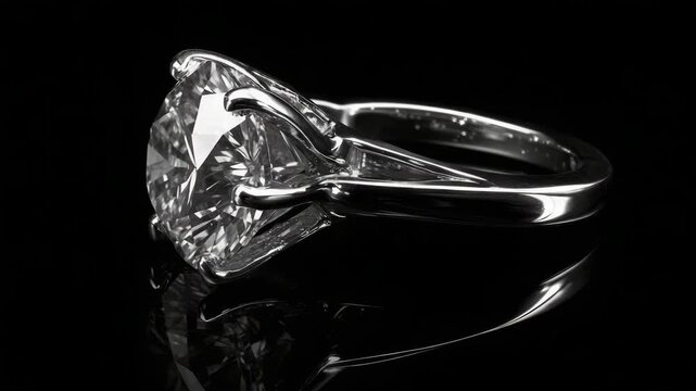 Luxury Solitaire Diamond Ring