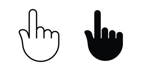 Fototapeta premium Finger icon