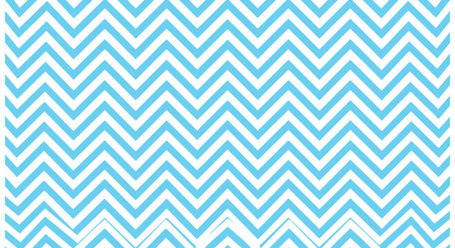 Chevron pattern with light blue and white stripes repeating design