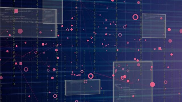 Right glow sparking panels emerging, nodes grouping and linking, showing network data flow
