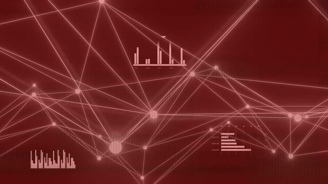 Green scan bands appearing, corrupting node network, pulsing nodes shifting showing data error
