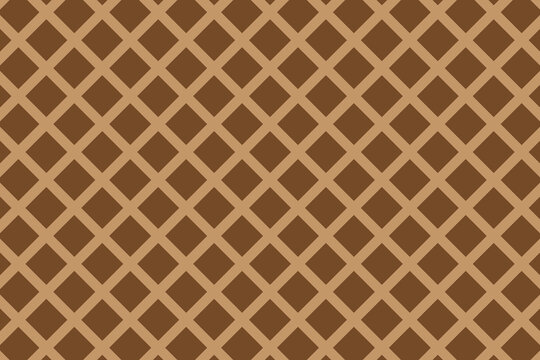 Wafer texture background . Chocolate waffle texture pattern . Vector illustration