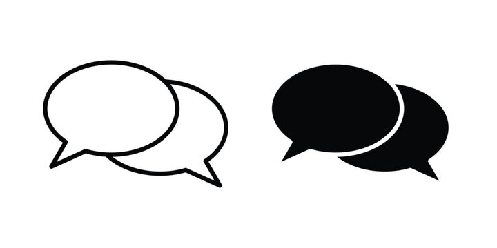 Talk bubble speech icon