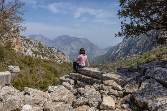 In the ruins of the ancient Termessos