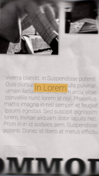 Vertical Text Match Cut 01