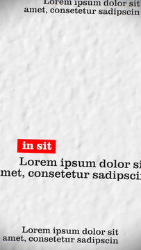 Vertical Text Match Cut 07