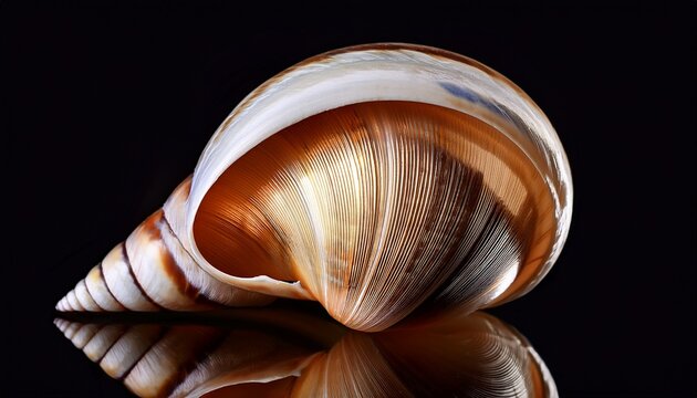 Nautilus Shell Showing Golden Ratio And Fibonacci Sequence