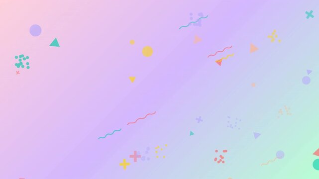Colorful confetti animation motion with vibrant shapes and dynamic movement for celebration and festive events in a lively digital scene.