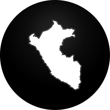 Peru Country Map Icon