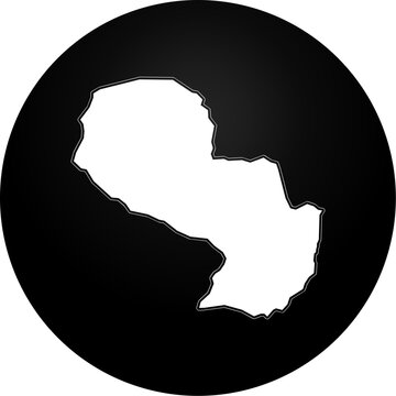 Paraguay Country Map Icon