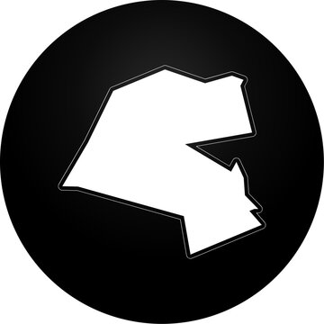 Kuwait Country Map Icon
