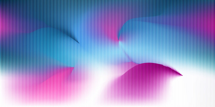 Colorful vertical lines forming abstract wave shape