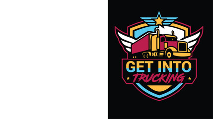 Truck logo/truck t shirt design ©  Md Solayman