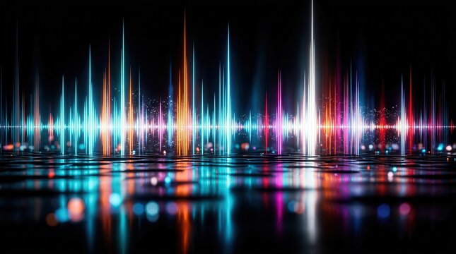 Digital audio signal waveform visualization with anomaly detection and outlier event identification.