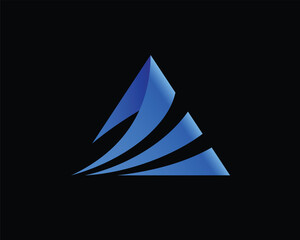 Fototapeta premium Abstract Modern Letter A Logo Design