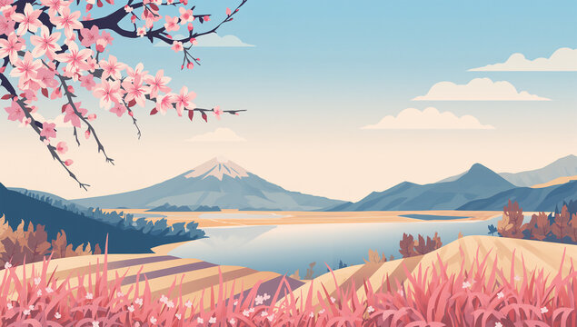 春景色」の写真素材 | 19,134件の無料イラスト画像 | Adobe Stock