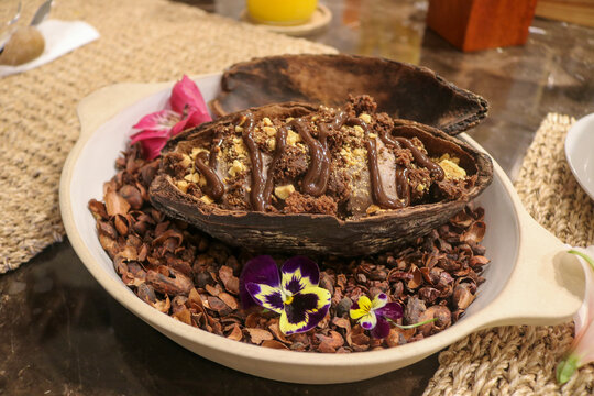 Decadent Cacao Ice Cream Dessert