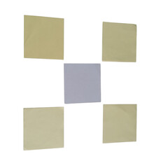 Fototapeta premium Colorful 3d geometric blocks on plain background