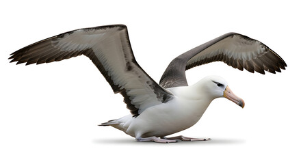 Fototapeta premium Albatross bird flying with wings spread