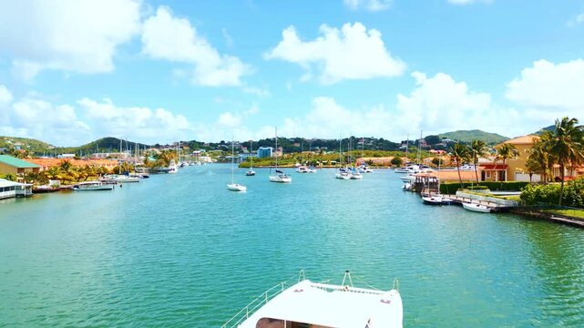 SAINT LUCIA RODNEY BAY YACHTS 4K