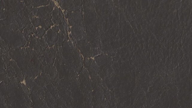 4k horizontal slow motion footage of antique dark gray leather texture with lots of wear, cracks, scratches and other rough features