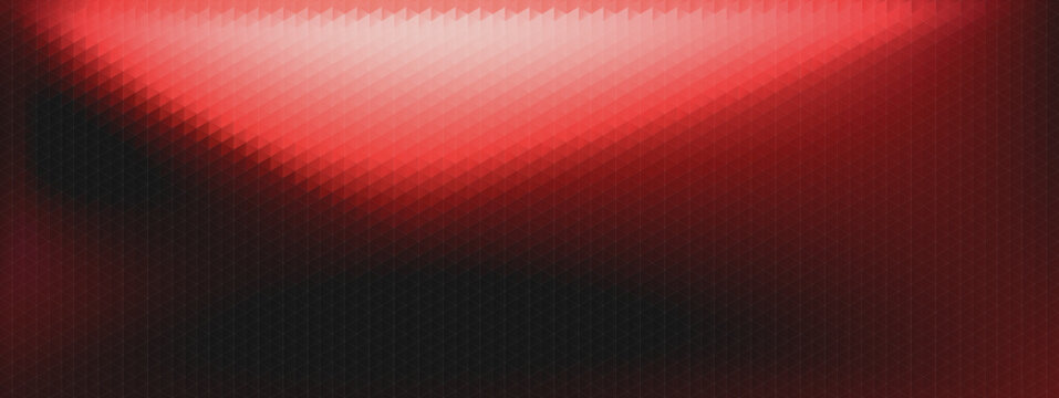 Abstract Red Geometric Triangle Pattern Background for Modern Digital Design and Tech Presentations