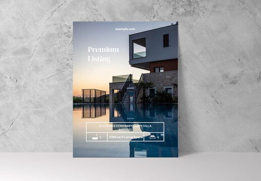 Luxury Real Estate Premium Listing Flyer Template