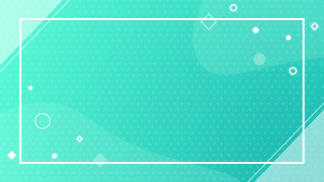 Gradient and geometric simple and cute business frame background