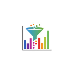 Obraz premium A colorful infographic depicting data analysis.