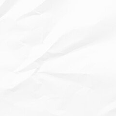 Obraz premium Crumpled white paper texture background