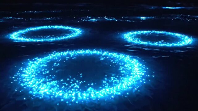 Bioluminescent Algae Blooms