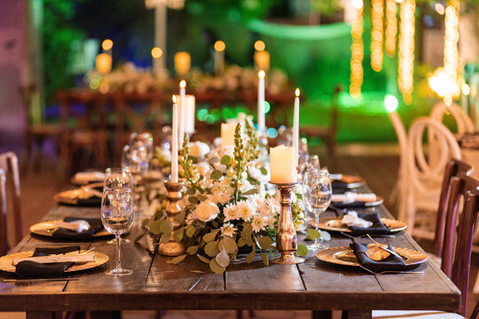 mesa decorada 