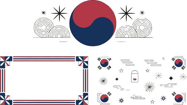 Korea Flag Art