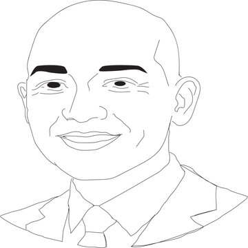 Smiling Bald Man in Suit Portrait