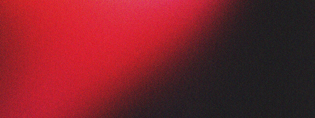 Vibrant red abstract texture background with a deep black gradient transition, creating a striking contrast and modern aesthetic. © Logan