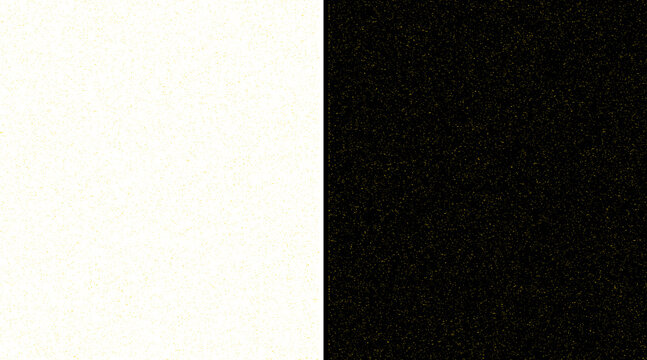 Minimalist split screen background with grainy texture, black and white dual tone paper surface, abstract contrast composition for graphic design