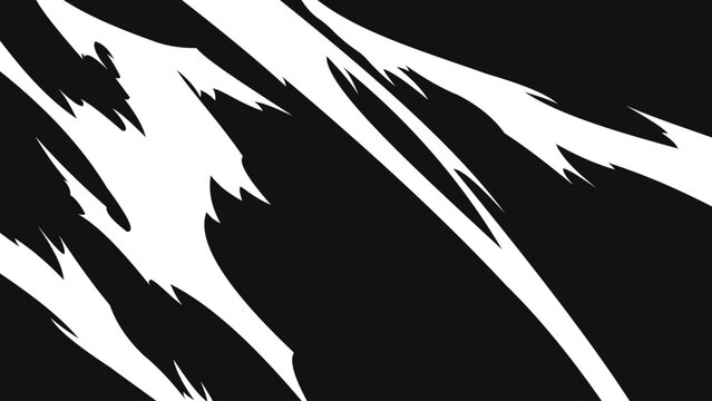 Sharp diagonal slash effect with aggressive manga style motion streaks and dynamic anime impact composition.