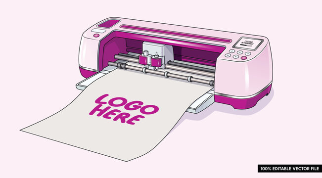 Cricut machine illustration crafting machine