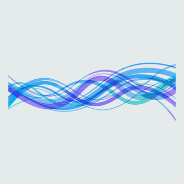 Abstract blue wave background flowing modern dynamic liquid art design pattern for digital wallpaper or motion graphics