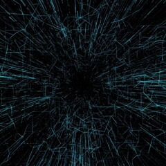 Obraz premium Digital Network Data Stream Background