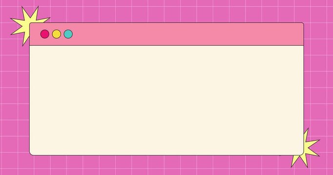 Animation ui pop up retro bold vibrant unique repeat