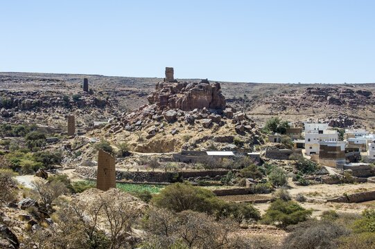 Fortified village near Abha, Saudi Arabia