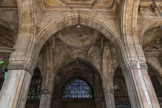 Sidi Saiyyed Mosque, Unesco site, Ahmedabad, Gujarat, India